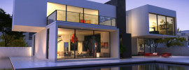 External view of a very desirable contemporary home